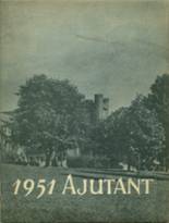 Massanutten Military Academy 1951 yearbook cover photo