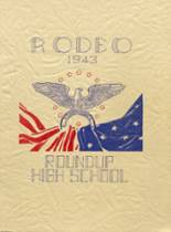 Roundup High School 1943 yearbook cover photo