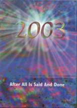 2003 Garretson High School Yearbook from Garretson, South Dakota cover image