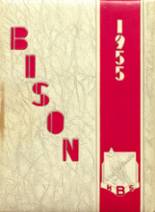 1955 Bison High School Yearbook from Bison, South Dakota cover image