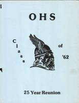 1962 Orfordville High School Yearbook from Orfordville, Wisconsin cover image