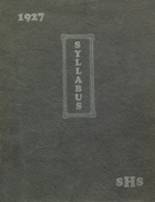 1927 Sheridan High School Yearbook from Sheridan, Indiana cover image