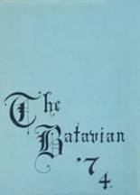 Batavia High School 1974 yearbook cover photo