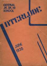 Central High School 1938 yearbook cover photo