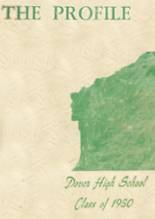 Dover High School 1950 yearbook cover photo