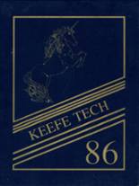 Keefe Technical High School 1986 yearbook cover photo