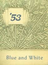 Berwick High School 1953 yearbook cover photo