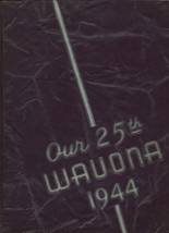 Portage High School 1944 yearbook cover photo
