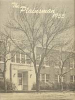 Plains High School 1955 yearbook cover photo