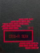 Crooksville High School 1970 yearbook cover photo