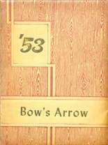 Bow Basin High School 1953 yearbook cover photo