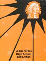 Lodge Grass High School 2003 yearbook cover photo