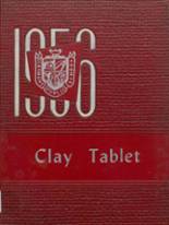 Claymont High School 1956 yearbook cover photo