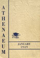 Barringer High School 1949 yearbook cover photo