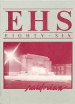 Earlville High School 1986 yearbook cover photo