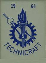 Saunders Trades & Technical High School  1964 yearbook cover photo