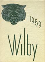 Wilby High School 1959 yearbook cover photo