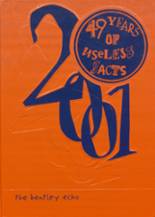 2001 Bentley High School Yearbook from Burton, Michigan cover image