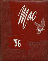 McGraw High School 1956 yearbook cover photo