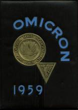 Oliver High School 1959 yearbook cover photo