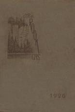 Gibraltar High School 1926 yearbook cover photo