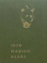 Marion High School 1970 yearbook cover photo