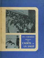 Lasalle Institute 1974 yearbook cover photo