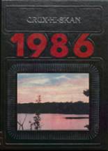 Crooksville High School 1986 yearbook cover photo