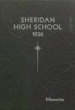 Sheridan High School 1936 yearbook cover photo