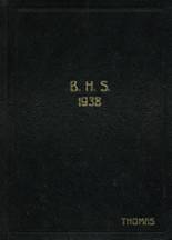 Belleville High School 1938 yearbook cover photo