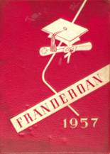 Roosevelt High School 1957 yearbook cover photo