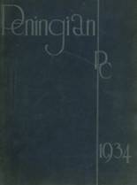 Port Chester High School 1934 yearbook cover photo