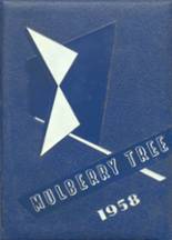 Mulberry High School 1958 yearbook cover photo