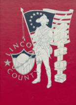 Lincoln County High School 1975 yearbook cover photo