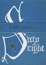 Carson Long Military High School 1968 yearbook cover photo