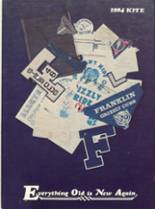 Franklin Community High School 1984 yearbook cover photo