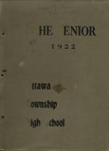 Ottawa Township High School 1922 yearbook cover photo