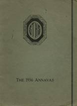Savanna Community High School 1936 yearbook cover photo