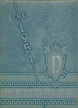Dongola High School 1951 yearbook cover photo