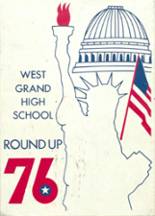 West Grand High School 1976 yearbook cover photo