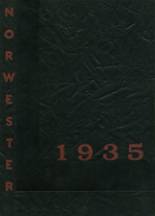 Northwestern High School 1935 yearbook cover photo