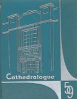 Cathedral Boys High School 1959 yearbook cover photo