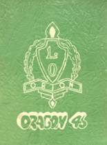Lake Orion High School 1946 yearbook cover photo