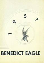 Benedict Consolidated High School 1957 yearbook cover photo