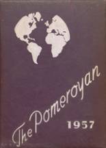 Pomeroy High School 1957 yearbook cover photo