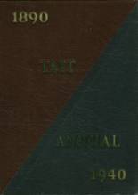 Taft School 1940 yearbook cover photo
