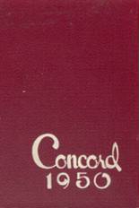 Concord High School 1950 yearbook cover photo