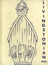 Livingston High School 1958 yearbook cover photo