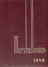 Marshall High School 1950 yearbook cover photo