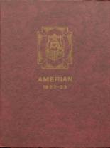 Amery High School 1933 yearbook cover photo